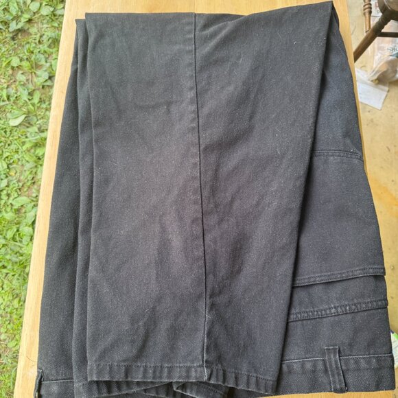 Men's Big & Tall Harbor Bay Black Jeans EUC 64 x 32 No holes - Picture 2 of 5